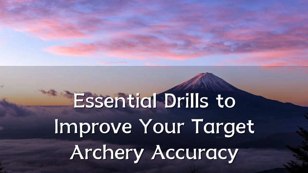 Essential Drills to Improve Your Target Archery Accuracy