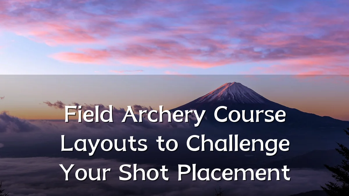 Field Archery Course Layouts to Challenge Your Shot Placement