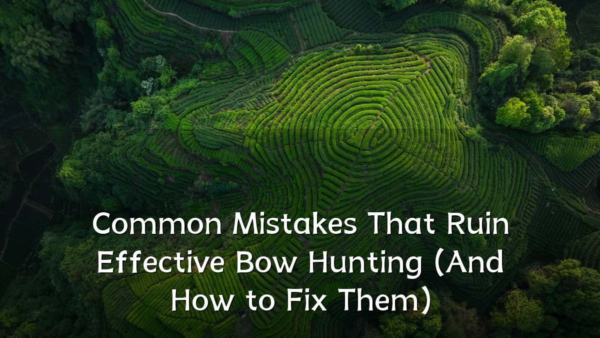 Common Mistakes That Ruin Effective Bow Hunting (And How to Fix Them)