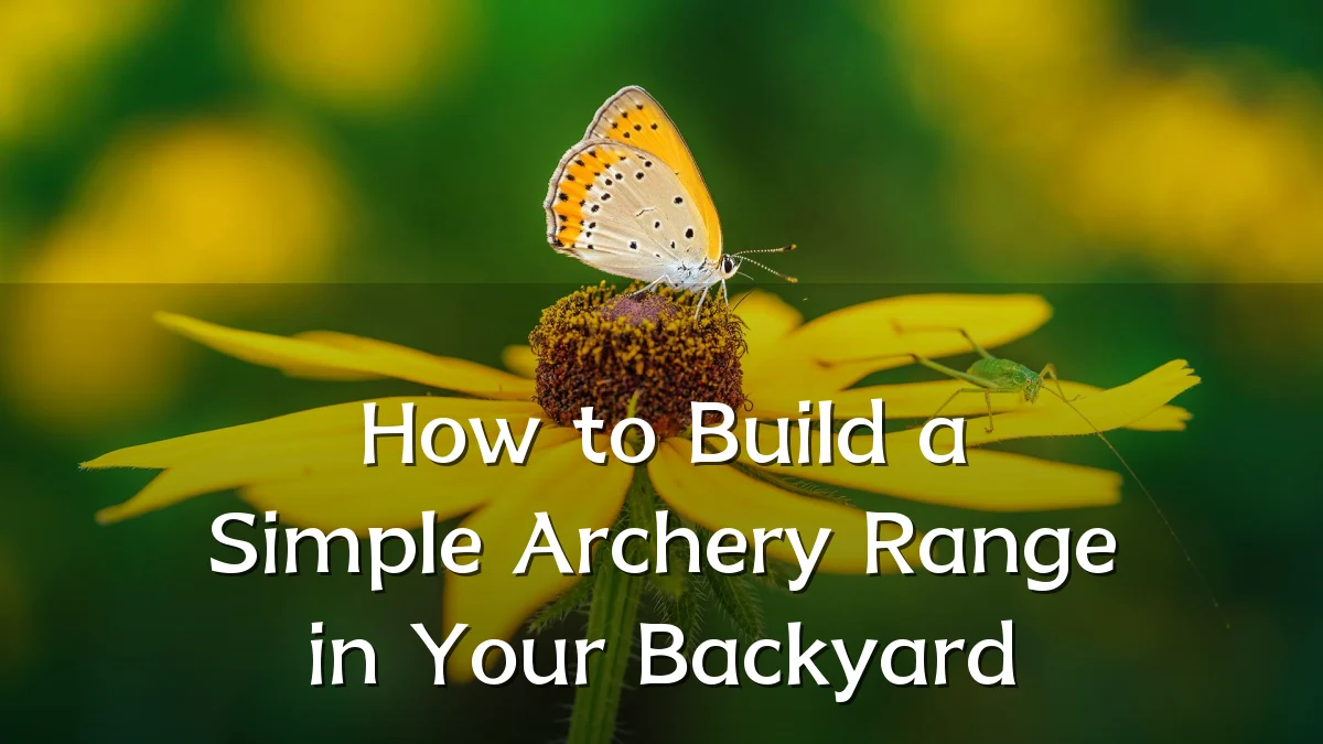 How to Build a Simple Archery Range in Your Backyard