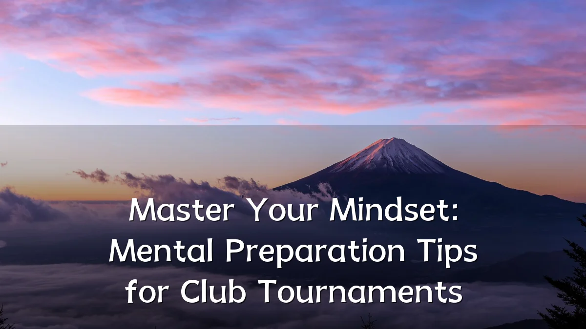 Master Your Mindset: Mental Preparation Tips for Club Tournaments