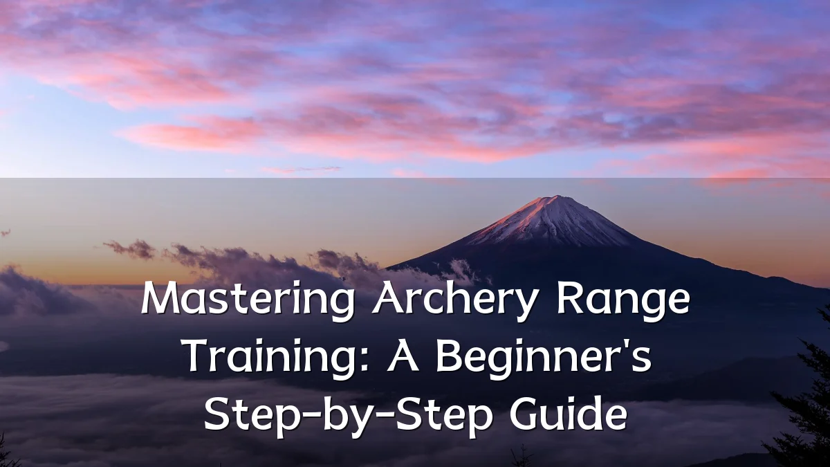 Mastering Archery Range Training: A Beginner's Step-by-Step Guide